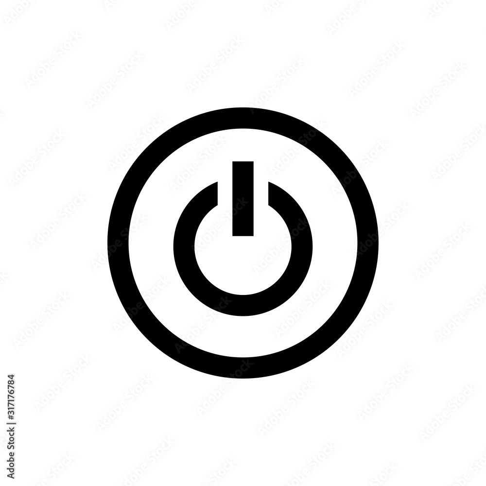 Power Button Symbol Icon Vector Design Illustration EPS 10 Power Button Symbol Icon Vector Design Illustration EPS 10