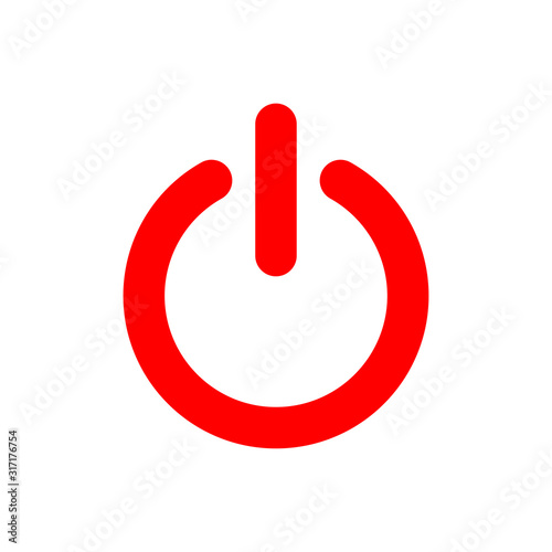 Power Button Symbol Icon Vector Design Illustration EPS 10