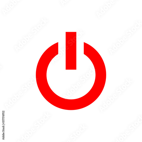 Power Button Symbol Icon Vector Design Illustration EPS 10