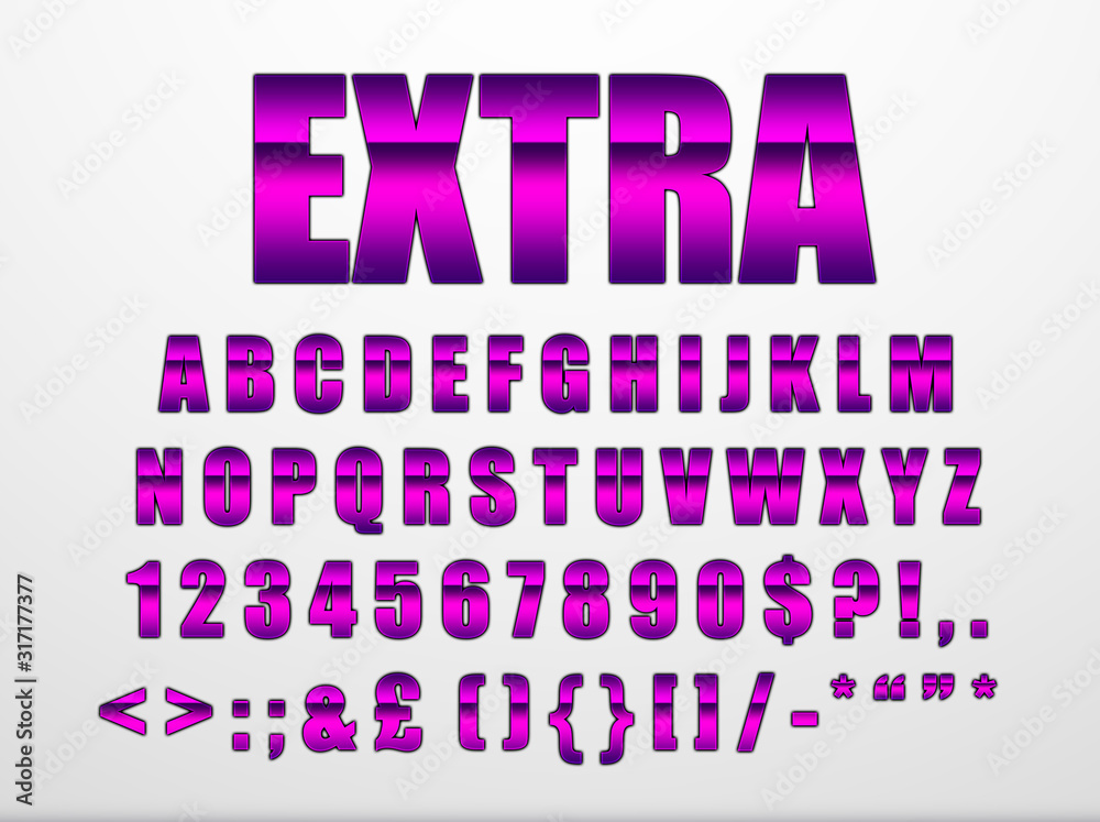 Modern Font Readable Text