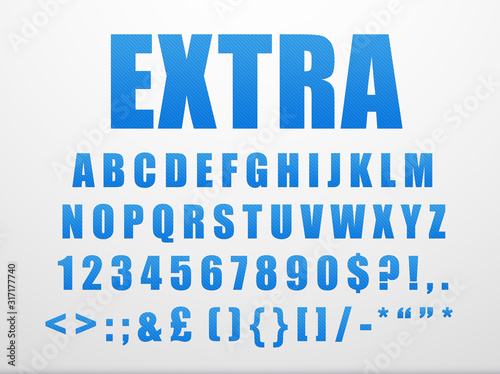 Modern Font Readable Text