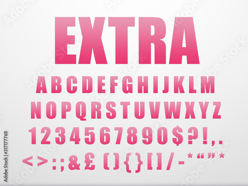 Modern Font Readable Text