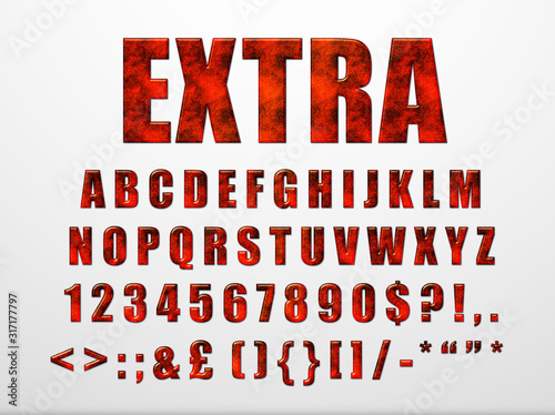Modern Font Readable Text