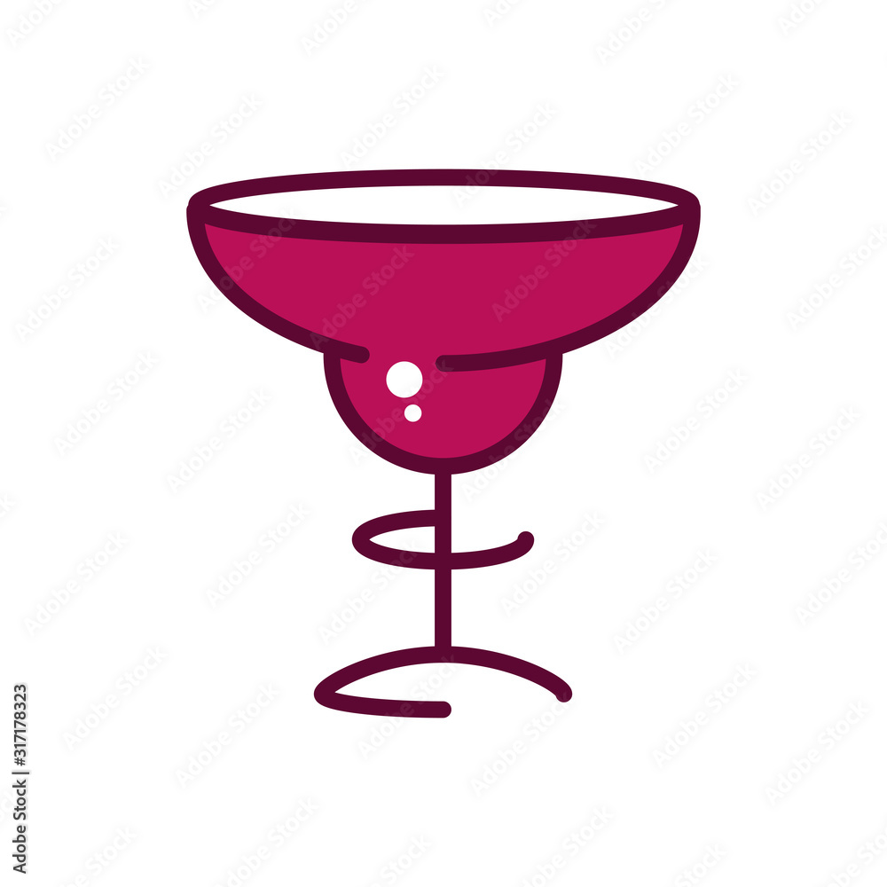 wine glass cup crystal celebration drink beverage icon line and filled wine glass cup crystal celebration drink beverage icon line and filled