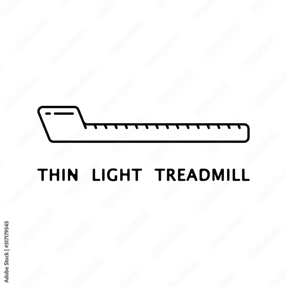 Linear walking treadmill top