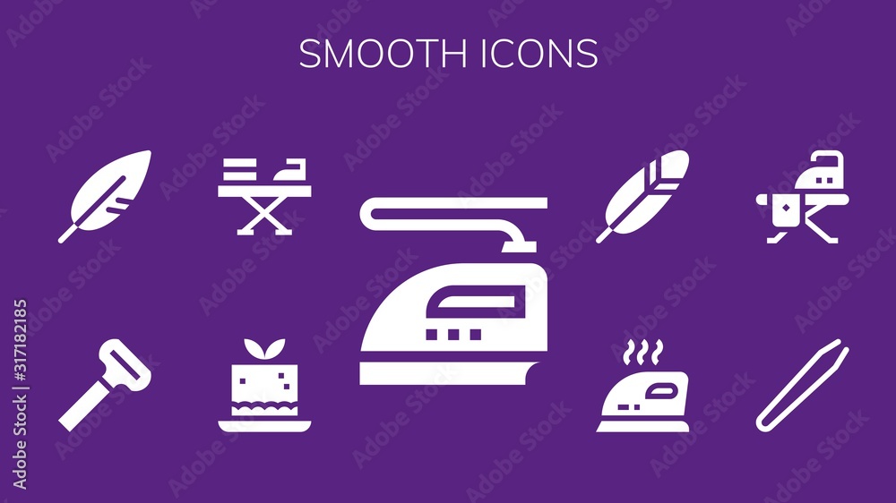 Modern Simple Set of smooth Vector filled Icons