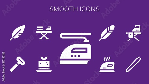 Modern Simple Set of smooth Vector filled Icons
