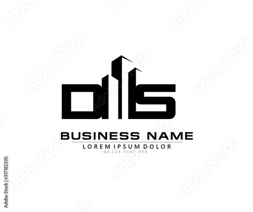 D S DS Initial building logo concept
