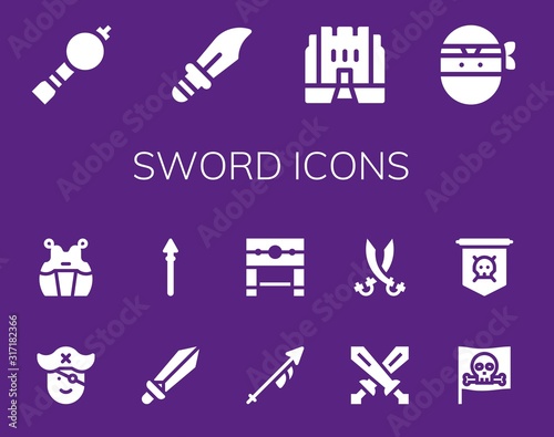 sword icon set