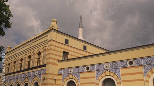 View of the historic Mosque in Sarajevo - Bosnia and Herzegovina photo