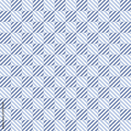 Seamless Abstract Sky Blue Checkered Pattern Background