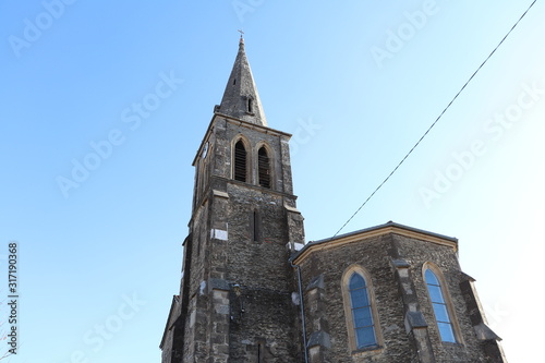Eglise catholique du village de Rochetoirin - Département de l'Isère - Région Rhône Alpes - France - Vue extérieure