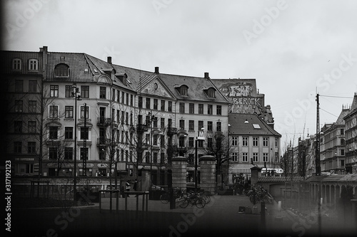 Canvas Print Copenhagen winter