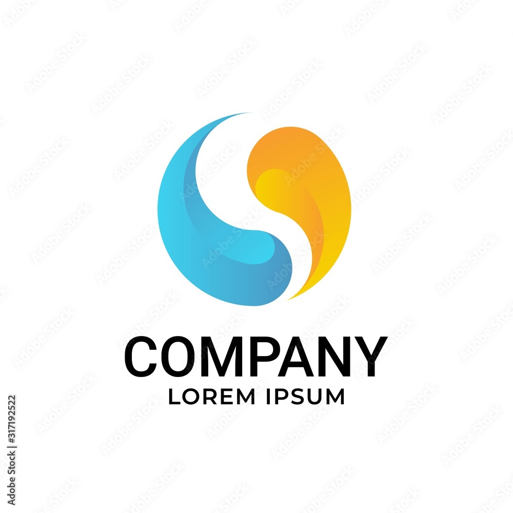 Abstract Sphere logo for Technology Innovation company, Tech icon and symbol Abstract Sphere logo for Technology Innovation company, Tech icon and symbol