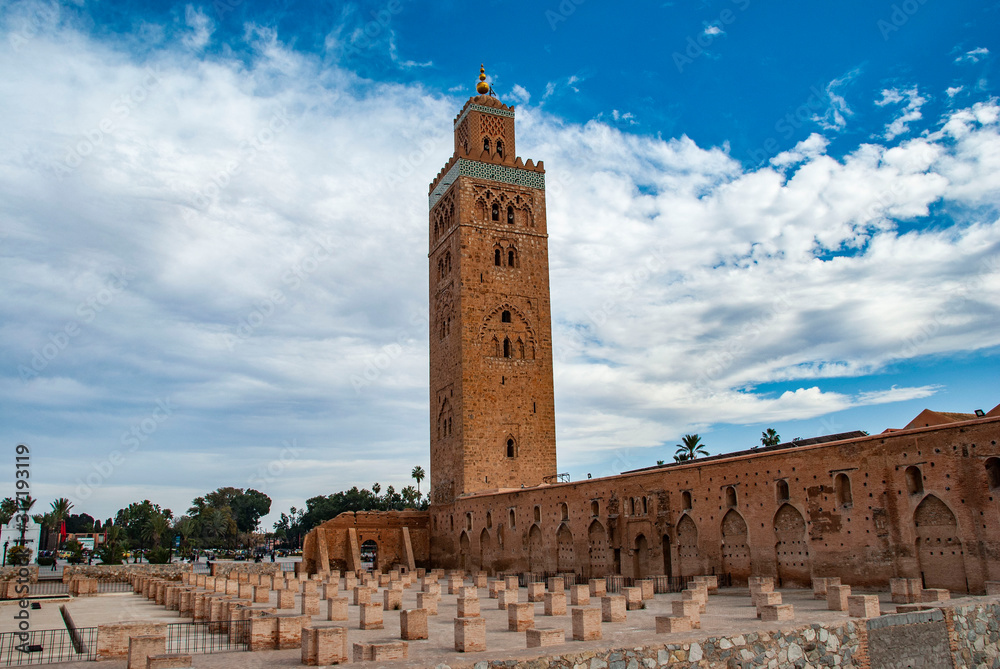 Fototapeta premium Koutoubia Mosque in Marrakech, Morocco