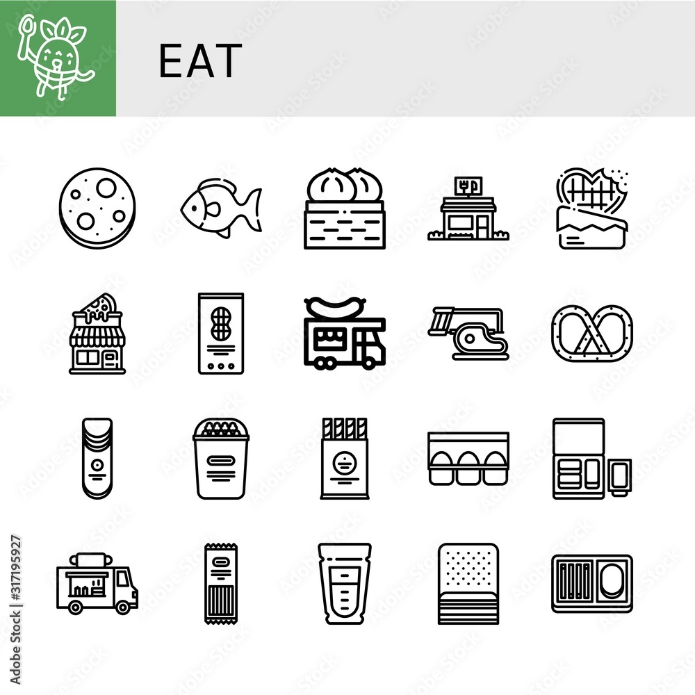 eat icon set