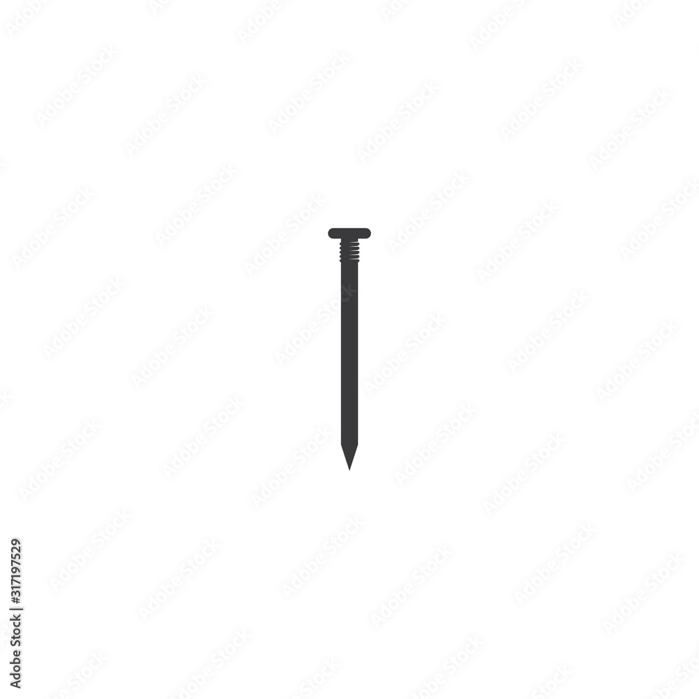 Nail construction tool icon Nail construction tool icon