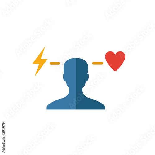 Behavior icon. Flat creative element from business ethics icons collection. Colored behavior icon for templates, web design and software