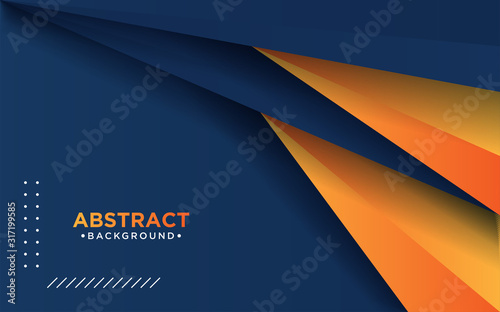 Modern background with 3D Overlap layers effect. Graphic design elements.