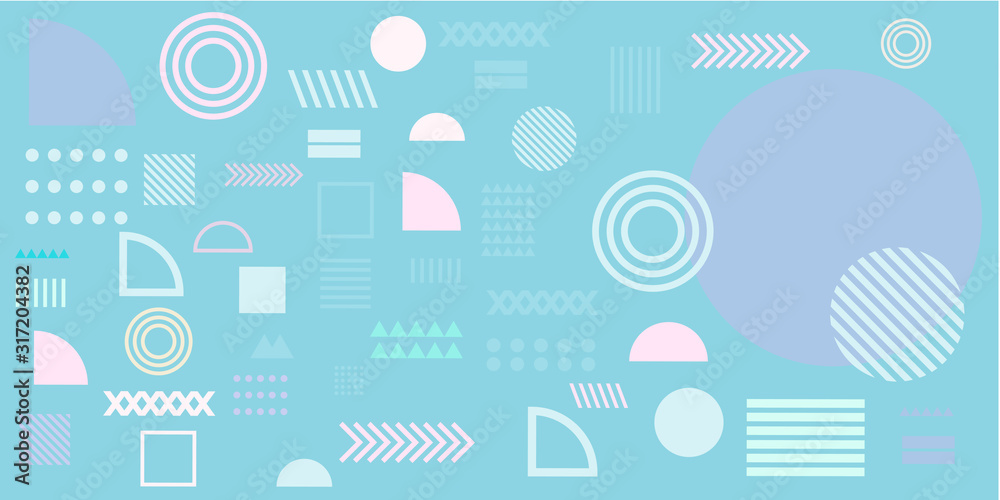 Memphis design elements simple blue abstract background with circles, line, rectangle, dots, cross, mountain river egypt basic shape vector illustration for business, shirt, and many more. Memphis design elements simple blue abstract background with circles, line, rectangle, dots, cross, mountain river egypt basic shape vector illustration for business, shirt, and many more.