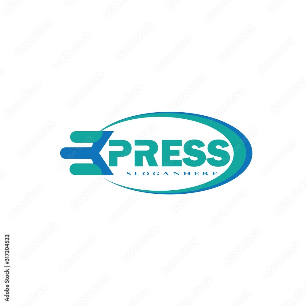 Fast Forward Express logo designs vector, Simple Express logo template Fast Forward Express logo designs vector, Simple Express logo template