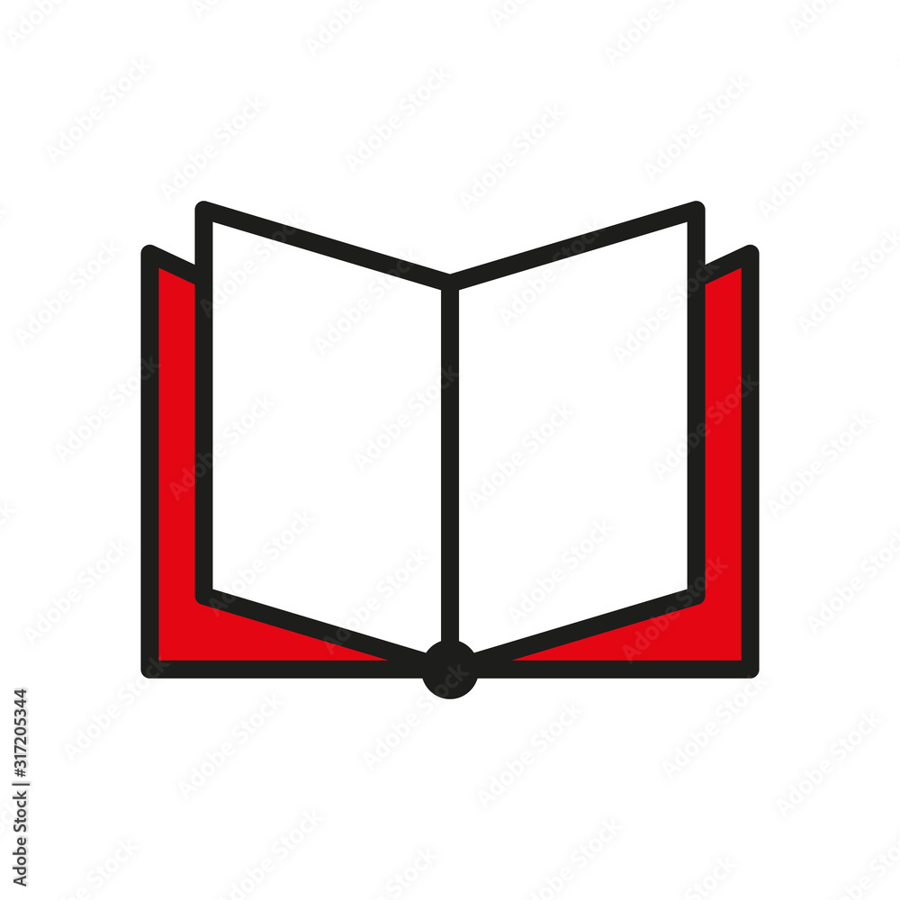 Open book icon vector design templates Open book icon vector design templates