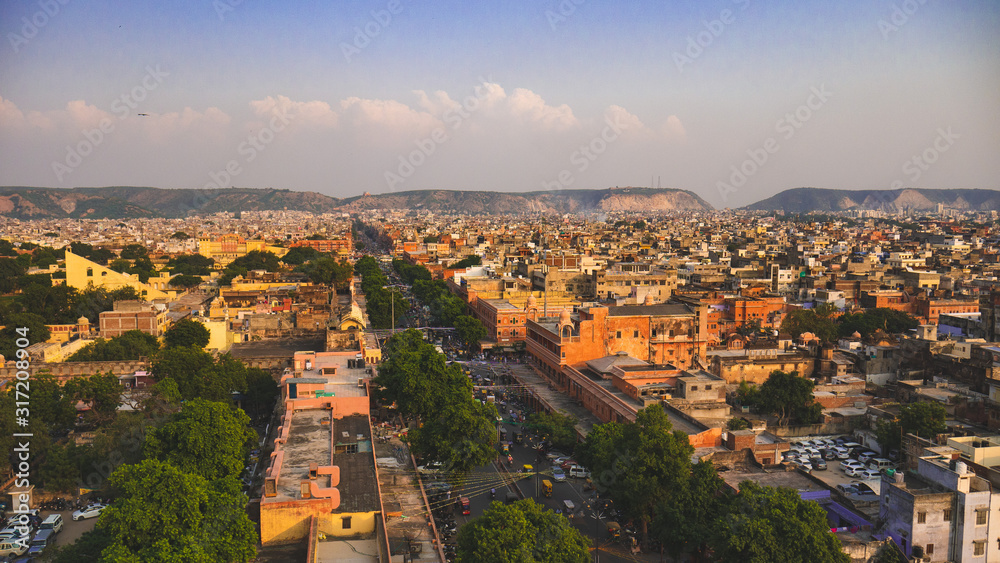 Obraz premium jaipur arial view