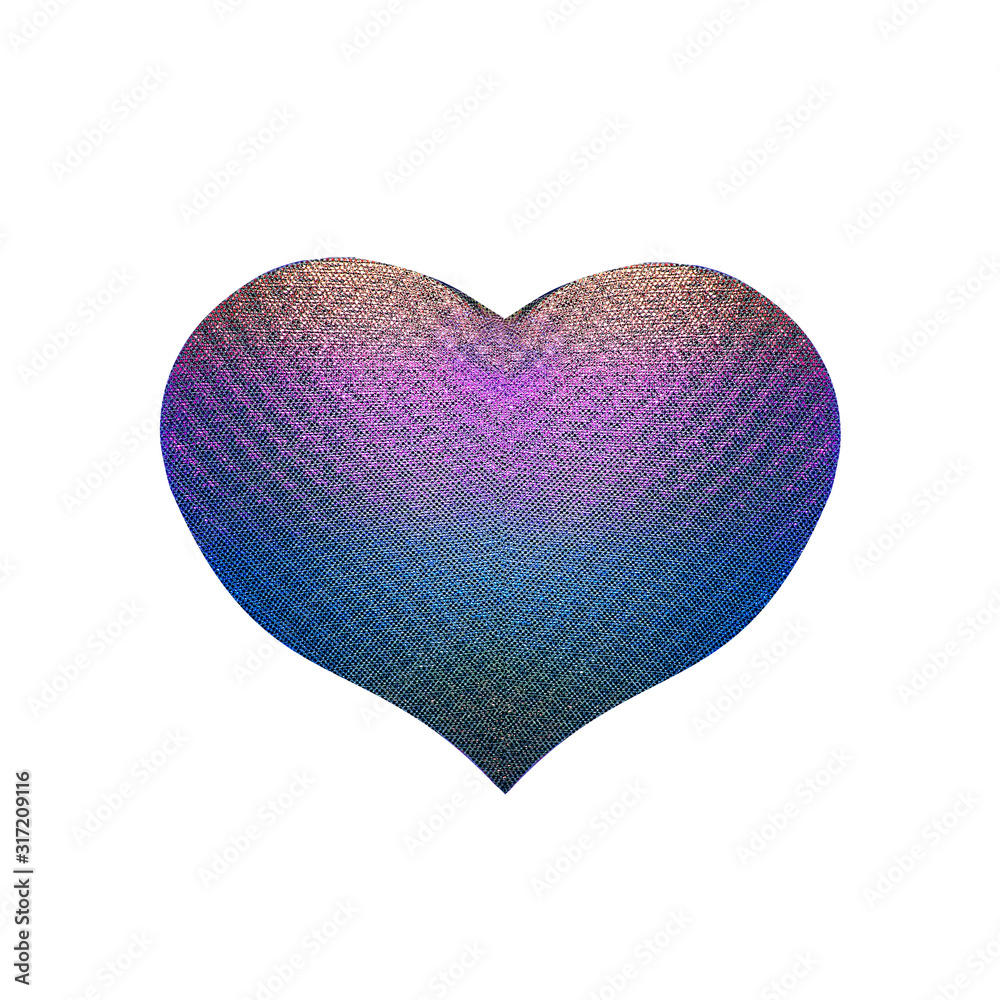  heart. Valentine's Day. texture background. blue