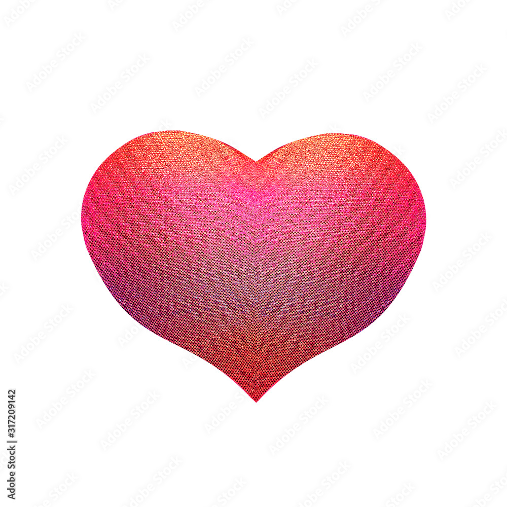  heart. Valentine's Day. texture background. deep red