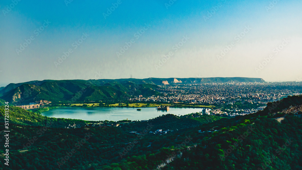 aerial view of the sea in jaipur