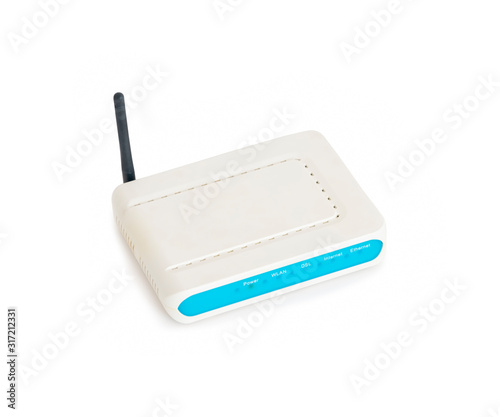 Obraz na płótnie Adsl Modem Isolated On White Background
