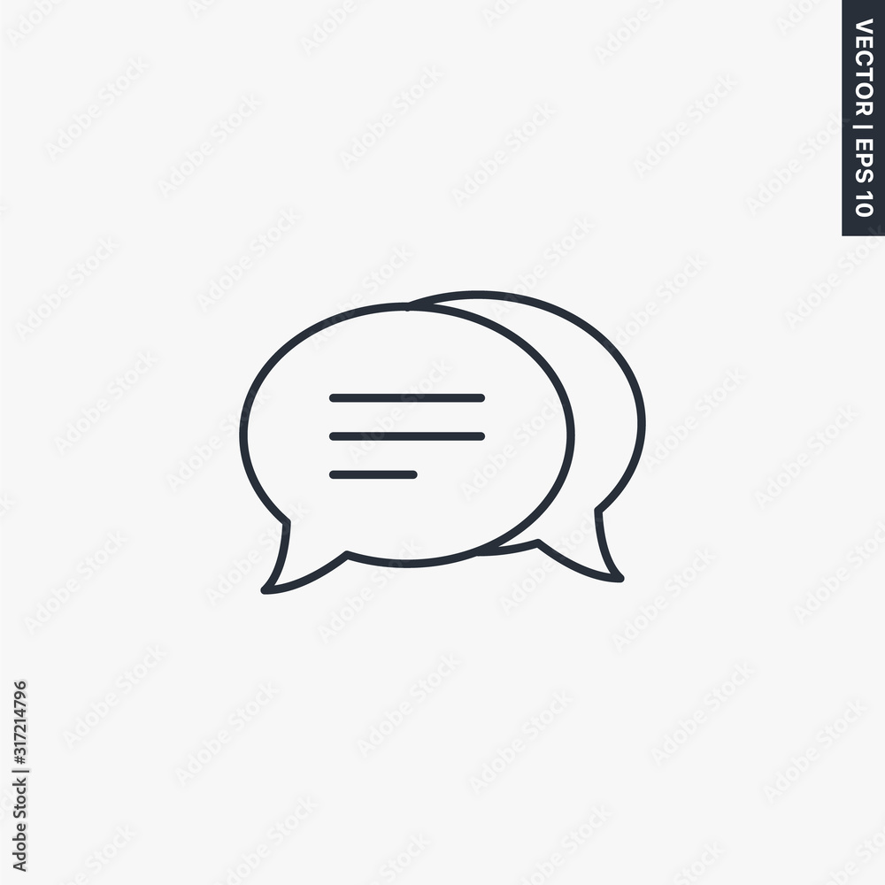 Chat line icon Chat line icon