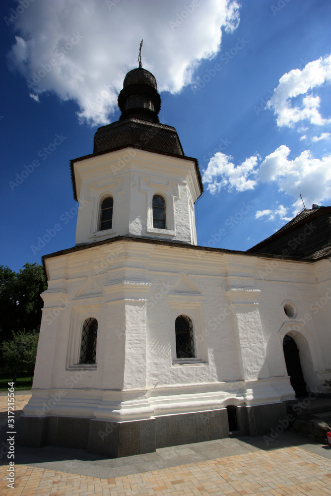 Refectory of St. John the Divine next to the St. Michael's Golden-Domed Cathedral on the grounds of the monastery in Kyiv, Ukraine