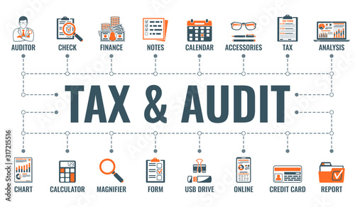 Auditing, Tax, Accounting Banner