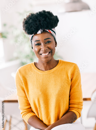 young woman girl portrait smiling