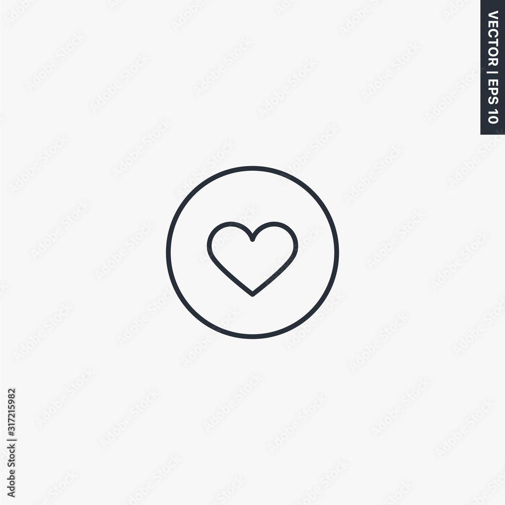 Heart line icon Heart line icon