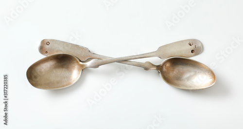 Small vintage coffee or dessert spoons