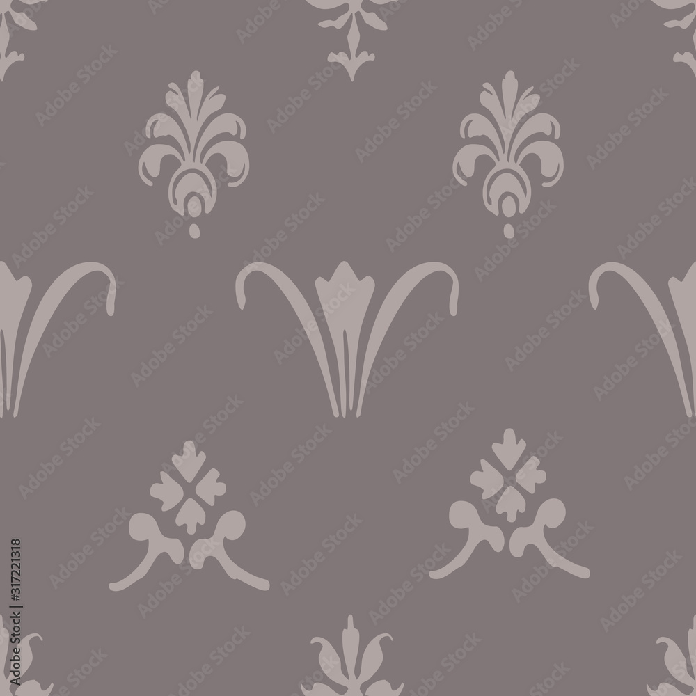 Vector repeat seamless ornament pattern print background