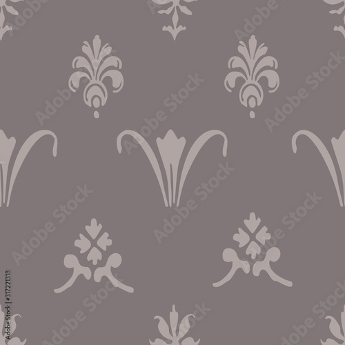 Vector repeat seamless ornament pattern print background