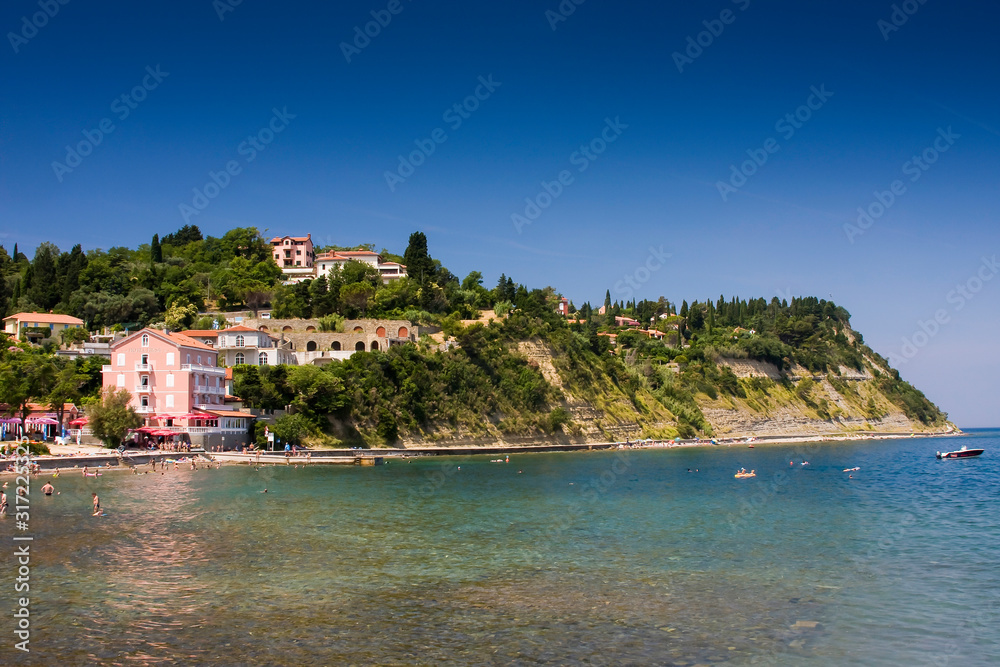 Bay of Fiesa, Piran, Istria, Adria, Slovenia, Europe