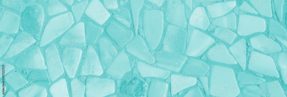 Hintergrund abstrakt in blau und türkis - Mosaik Mosaiksteine Stock Photo |  Adobe Stock