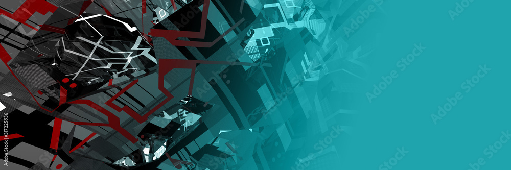 Naklejka premium Abstract illustration