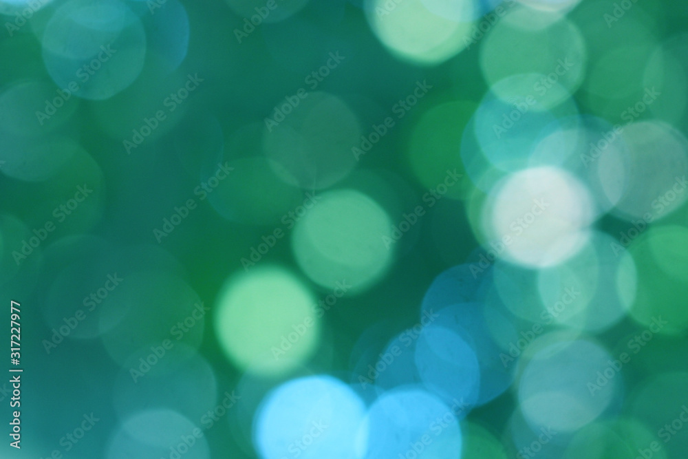 Abstract background light blue, green bokeh Abstract background light blue, green bokeh