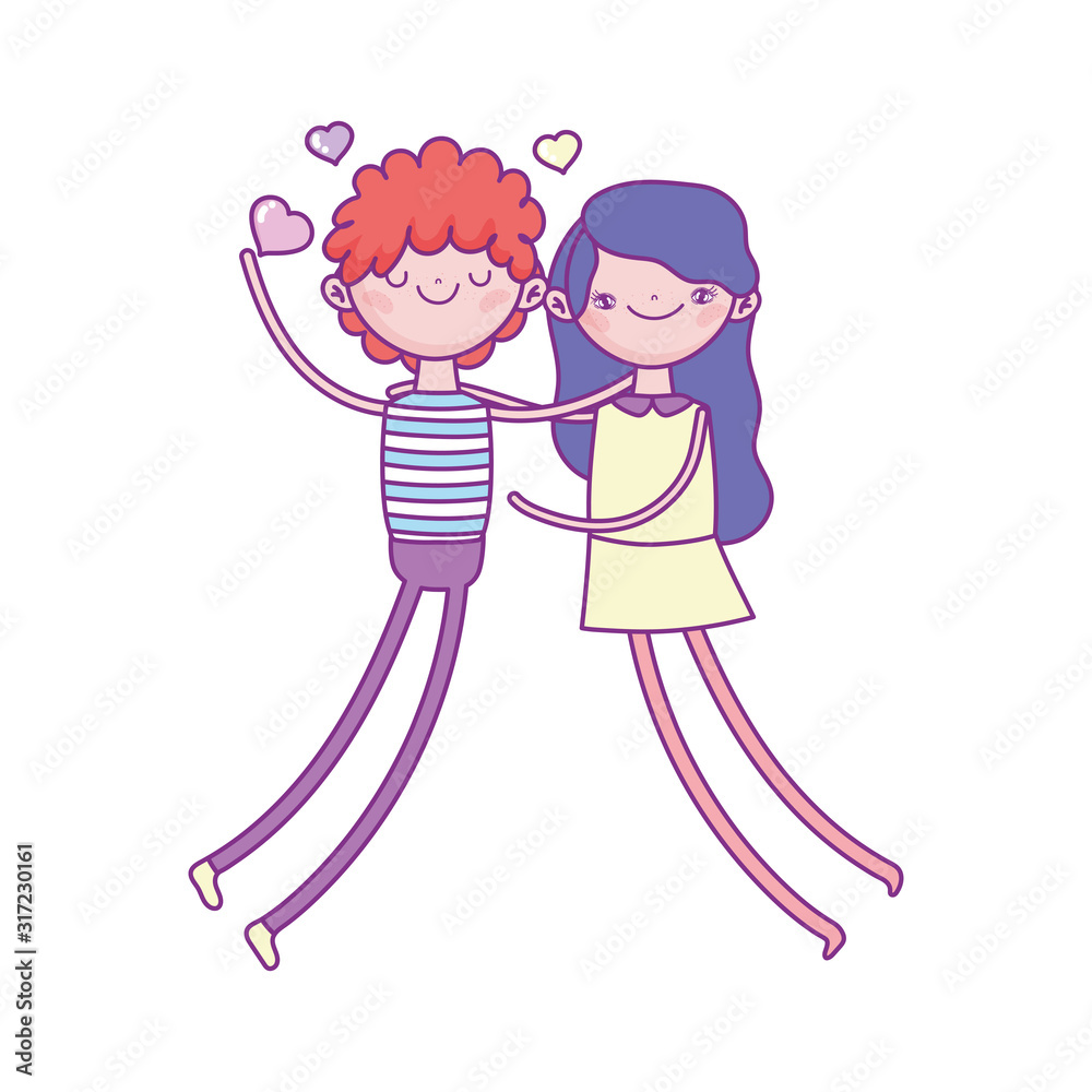 happy valentines day, cute couple in love hearts romantic happy valentines day, cute couple in love hearts romantic