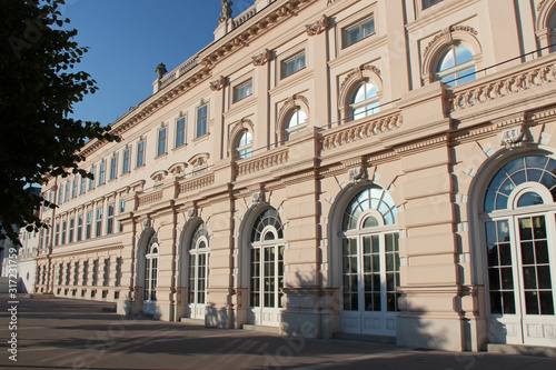 baroque building  albertina museum  in vienna  austria  