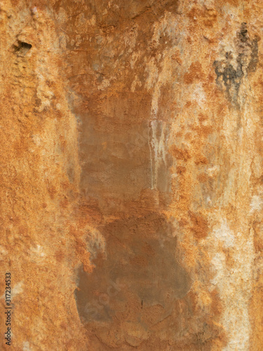 Aged metal surface with rust