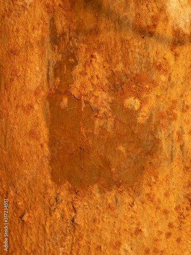 Aged metal surface with rust