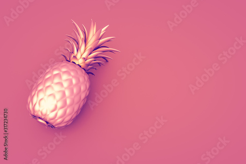pineapple trendy color background
