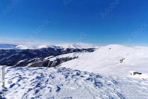 Mountains winter panoramic view © akoppo1