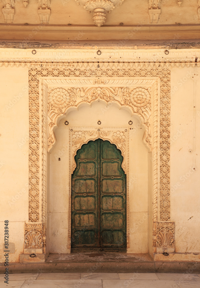 Old Door in a Palace, Jodhpur, Rajasthan, India